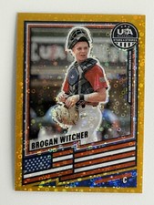 🔥2026 Panini Stars & Stripes Prizm USA #145 Brogan Witcher /10 Gold Disco SSP