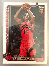 2025-26 Topps Basketball #209 Collin Murray-Boyles Rookie Card Toronto Raptors