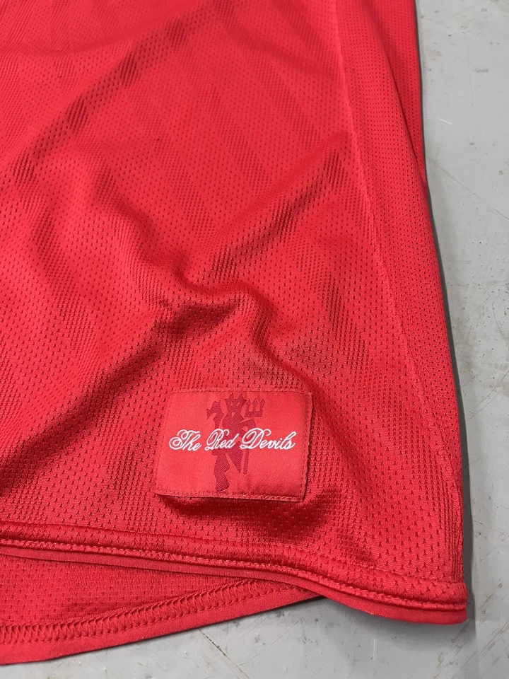 CAMISETA DE FÚTBOL LOCAL MANCHESTER UNITED 2007 2009 NIKE 237924-666 Talla L Foto 4 de 4