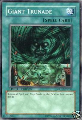 Yu-Gi-Oh 1x Giant Trunade - - - GLD2