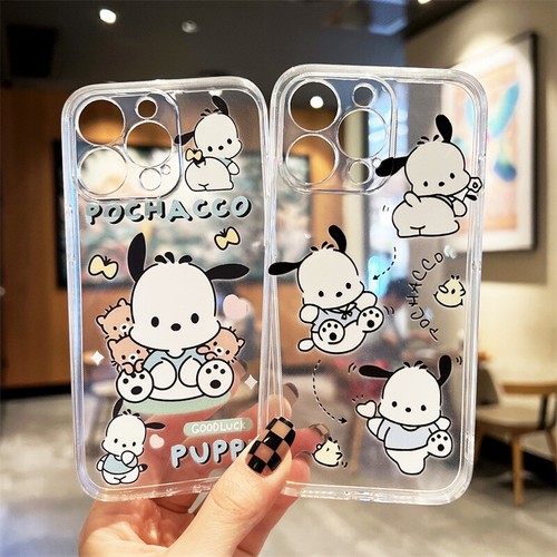 For iPhone 14/13/12/11 Pro Max Cute Cartoon Transparent Soft Silicone Case Cover - Picture 5 of 7