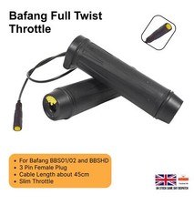 Bafang Low Profile Full Twist Throttle for BBS01 BBS02 BBSHD Right Hand Slim