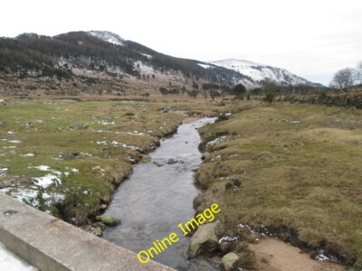 Photo 6x4 Shankys River upstream of the Leitrim Lodge track bridge Bannva c2013