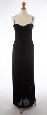 Laundry by Shelli Segal schwarzes Abendkleid Größe 8