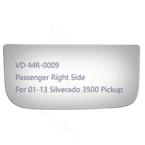 Lower Tow Mirror Glass for 2001-2013 Chevy Silverado 3500 Passenger Side RH 3911