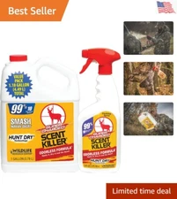 Powerful Advanced Scent Killer Spray - Versatile Odorless Formula - 1 Gallon