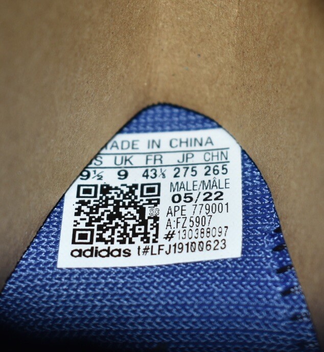 adidas YZY Knit RNR Fade Azure 9.5 - Mens Originals Shoes