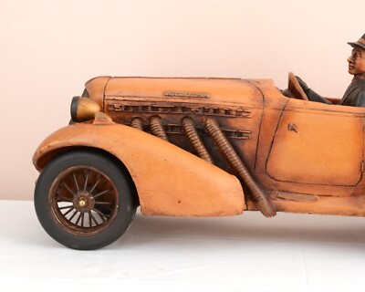 Vintage Reprocrafters Wooden Single Seat Roadster with Driver 27