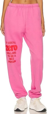 Mayfair Group It Costs Zero Dollars Heavy Plush Interior Sweat Pants M/L