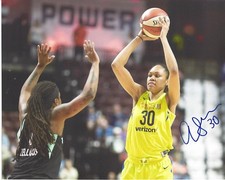 AZURA STEVENS Signed 8 x 10 Photo WNBA Basketball DALLAS Wings UCONN HUSKIES