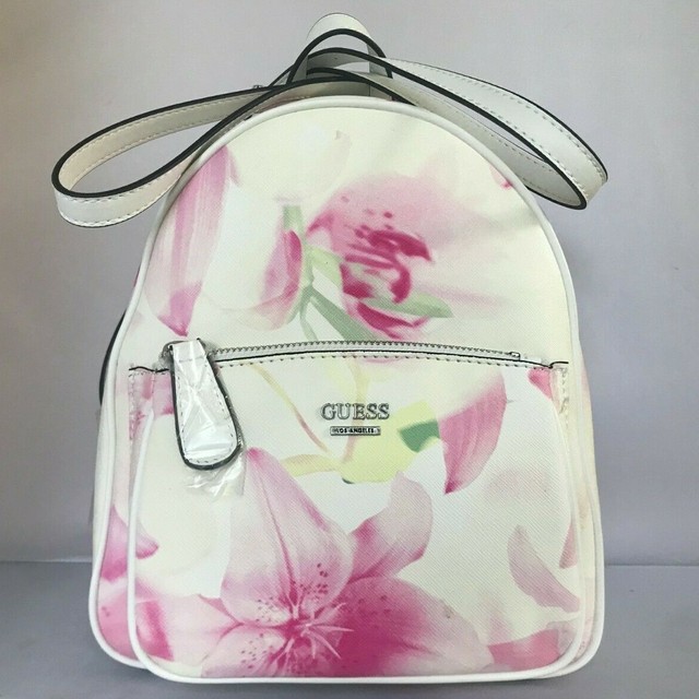 GUESS Pandore Backpack Pink Floral 