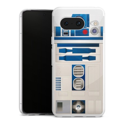 DeinDesign Handyhülle Silikon Hülle Case für Google Pixel 8 - R2D2 Nahaufnahme