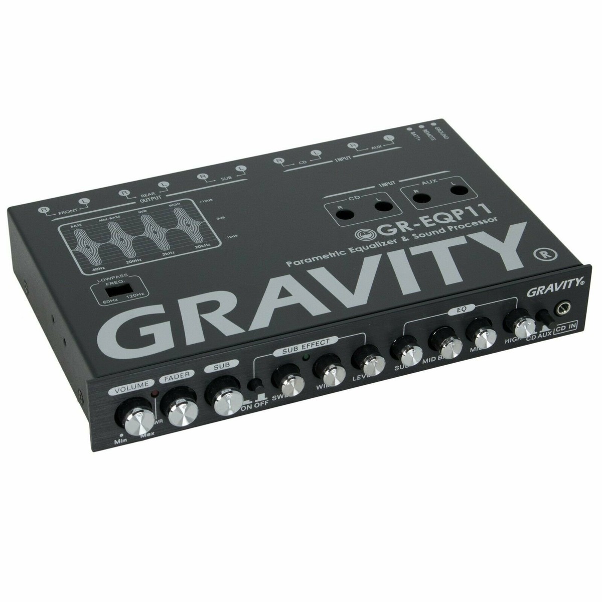 Gravity Car Audio Equalizer Epicenter Sound Processor Bass