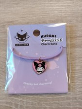 Sanrio Hair Accessory Kuromi Ponytail Holder Charm Band for Kids Cute Japan