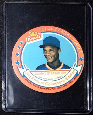 1989 King B Discs #15 Darryl Strawberry