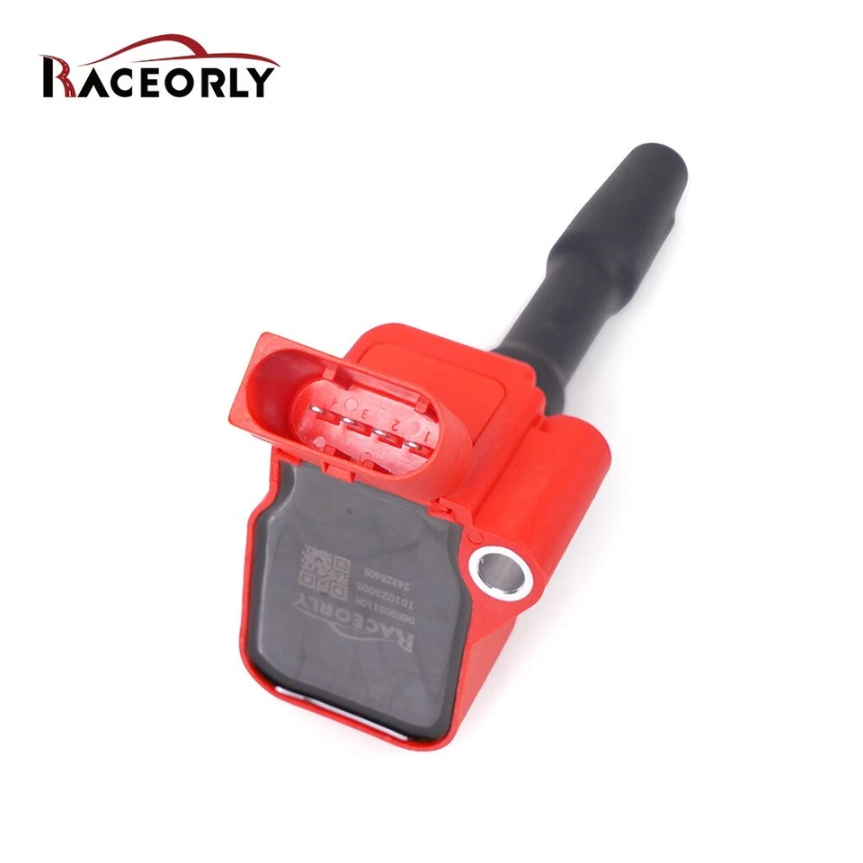 RACEORLY 4* Ignition Coil For VW Jetta Golf Passat Audi A3 A4 Q3 Q5 Q7 06H905110 Foto 3 de 4