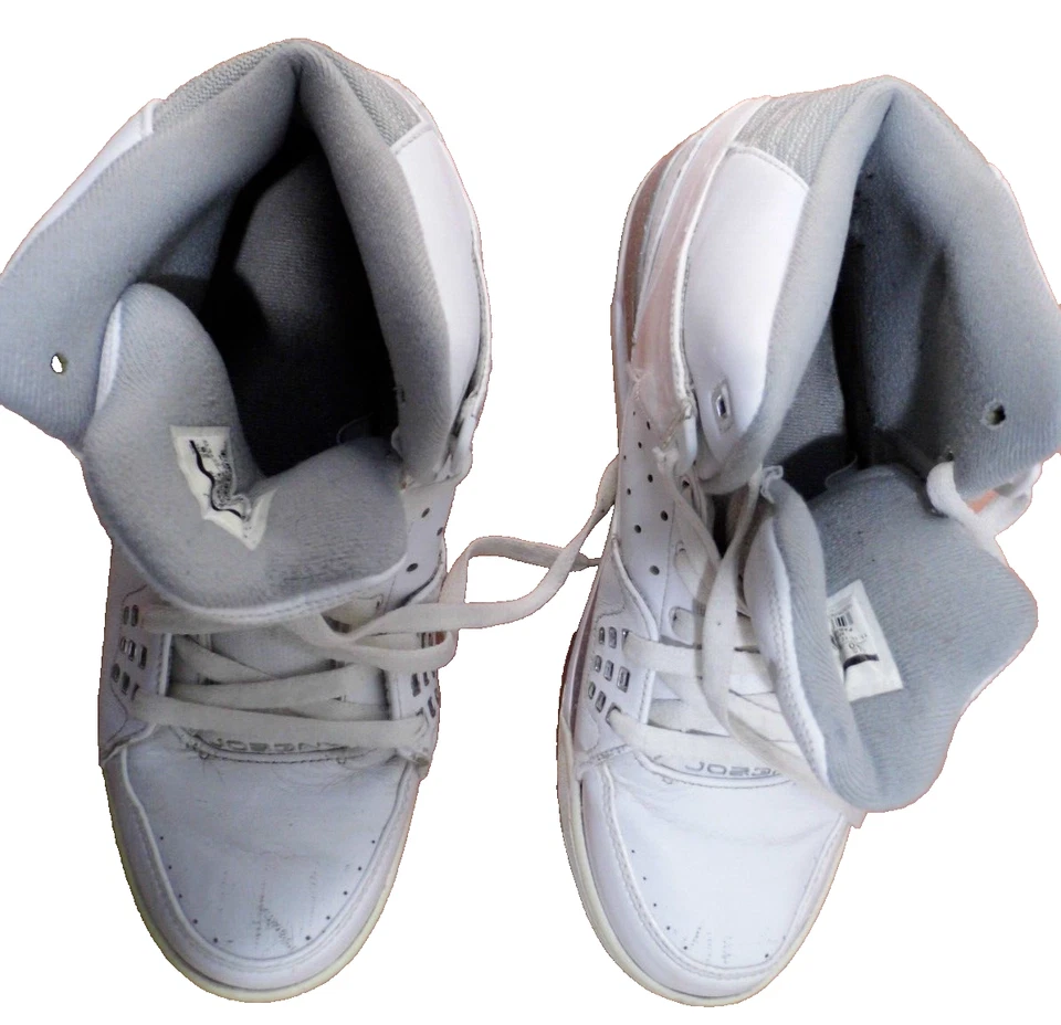 Zapatos Nike Air Jordan SC-1 Baloncesto Hombres Talla 10 Blanco y Gris 538698-100 2013 Foto 2 de 4