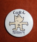Porte-clés Figurine COBI BARCELONA' 92 -- 1988 COOB 92 S.A. TM - Publichap 91