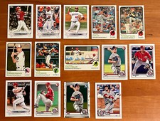 Washington Nationals Baseball — Base Refractor Rookie RC Inserts 125 Card Lot