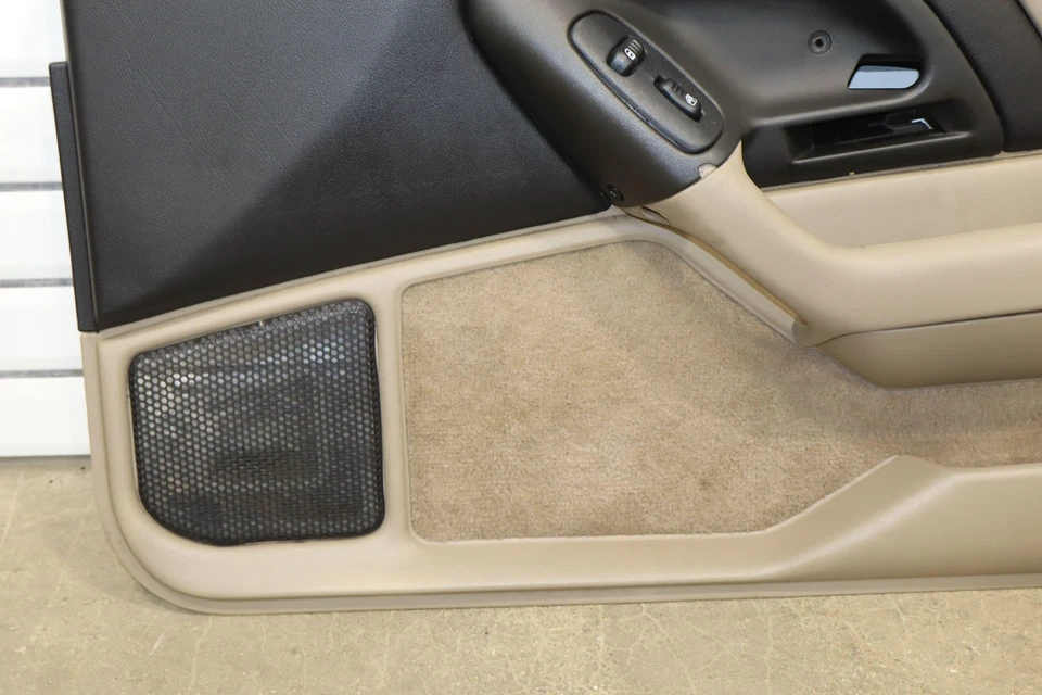 00-02 Chevy Camaro Passenger Right Door Trim Panel (Black/Neutral 522) - Image 3 of 4