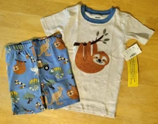 Gymboree Boys Embroidered Adorable Sloth Gymmies/NWT/Size 4T/RTLS $32.95