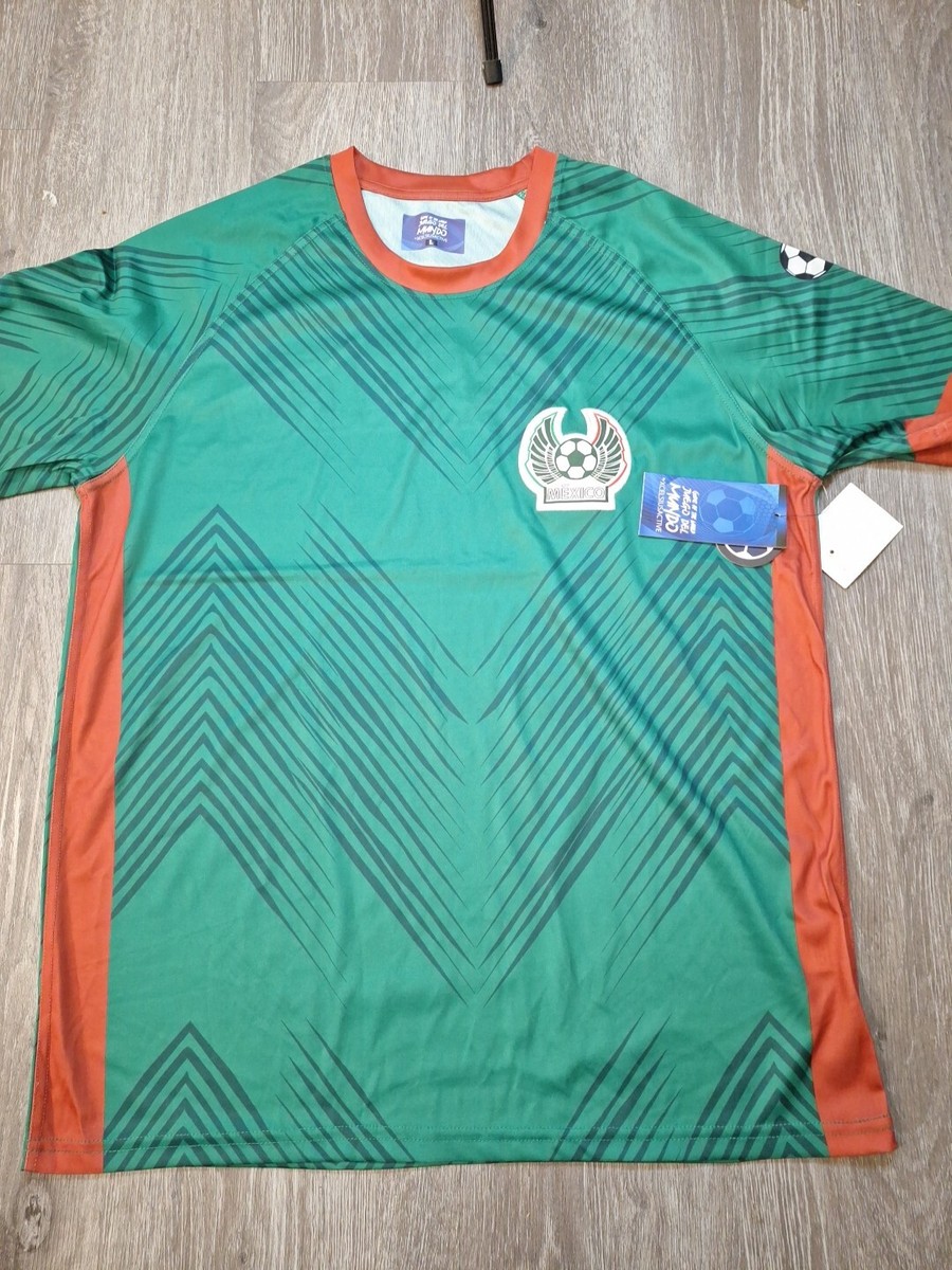 NWT XcelSius Active Mexico Football Soccer Men's Large Jersey 2024