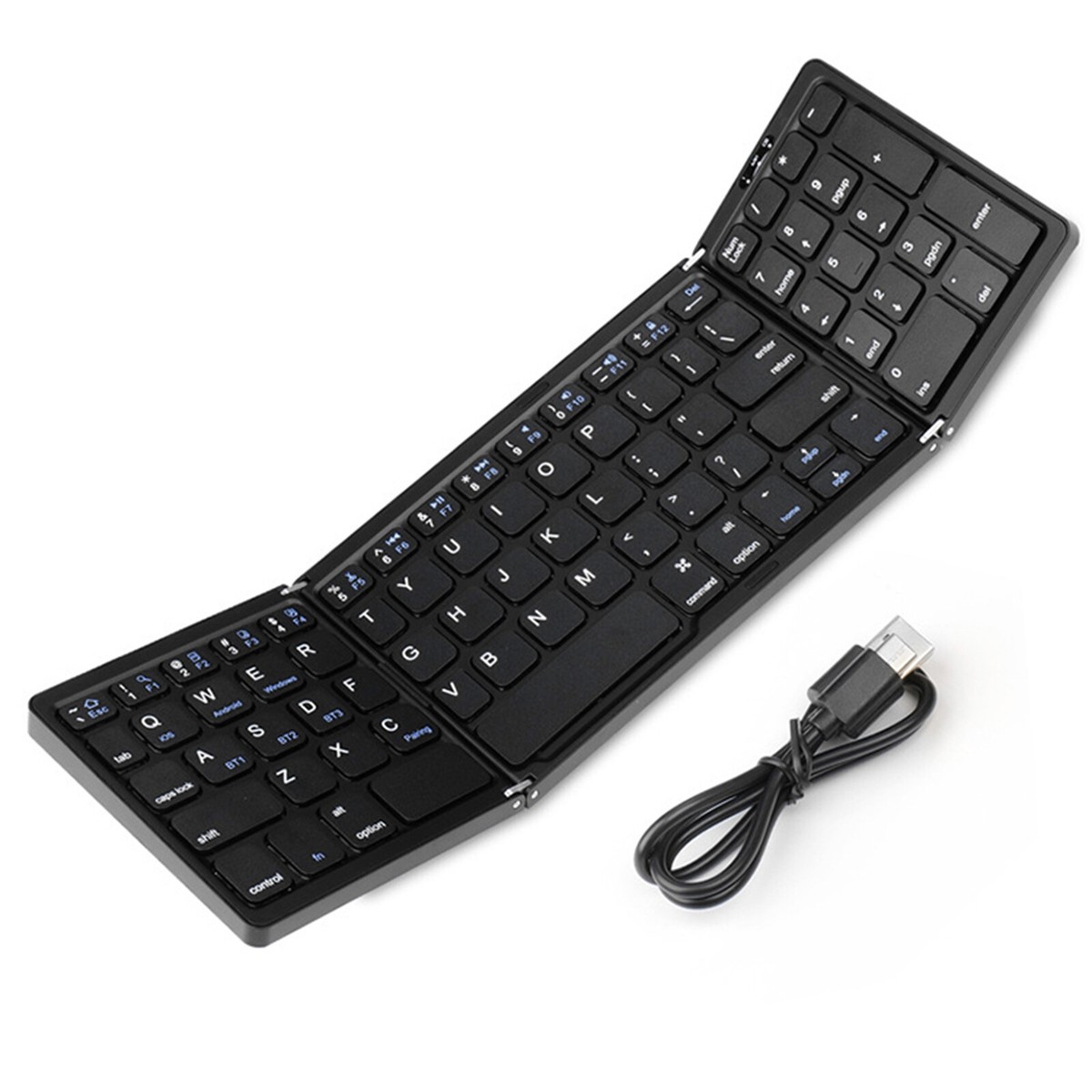 New Foldable Wireless Bluetooth Keyboard for iOS iPhone iPad New Foldable Wireless Bluetooth Keyboard for iOS iPhone iPad