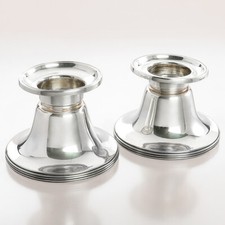 Paar Kerzenleuchter 925er Sterling Schw&auml;bisch Gm&uuml;nd