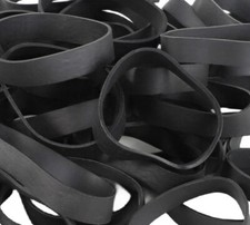 Thick Rubber Bands Heavy Duty - 50 Pieces Size 84 - 3 1/2 x inch, Black