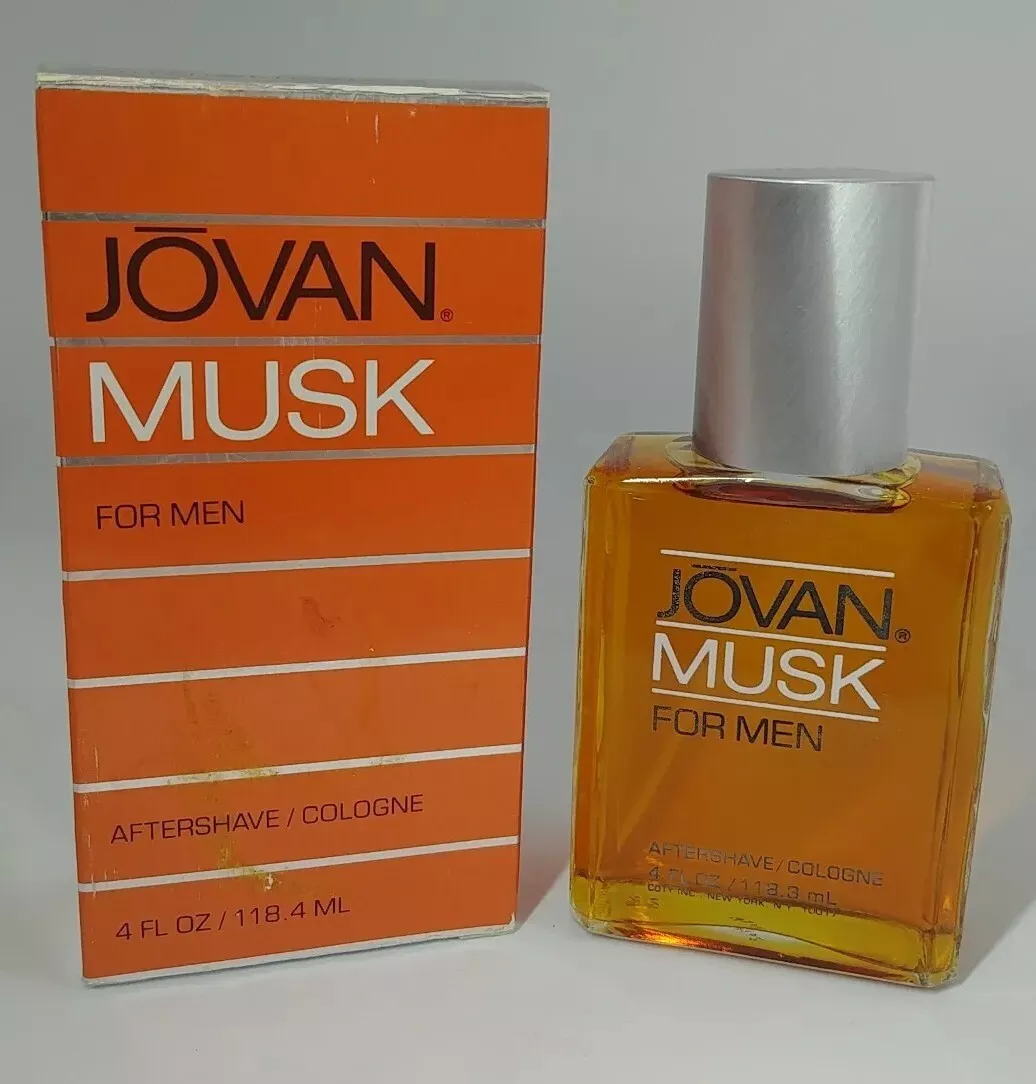 NOS Vintage Formula Jovan Musk For Men After Shave Cologne Splash 4 oz C1 1