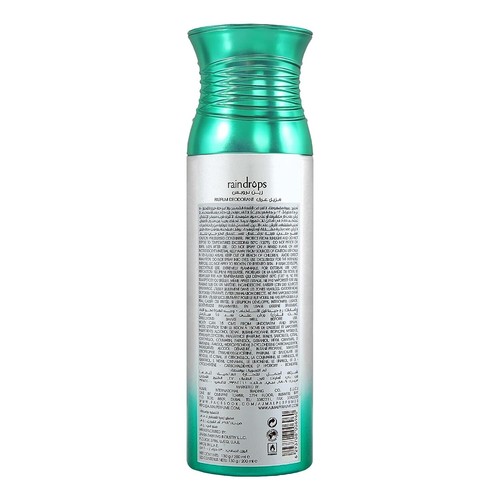 Ajmal Raindrops Perfume Deodorant for Women 200 ml, - Picture 4 of 6