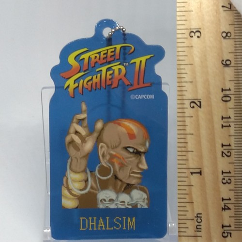 Dhalsim Street Fighter Ⅱ 2 Yawaraka Clear Keychain Daiso Capcom Japanese Game - Picture 2 of 11