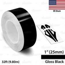 1 Roll Vinyl Pinstriping Pin Stripe Solid Line Car Tape Decals Stickers 25mm