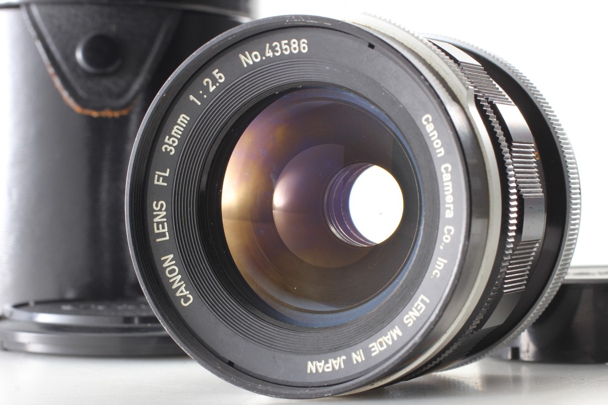 Exc+5 w/Case] Canon FL 35mm F2.5 Wide Angle MF Lens From