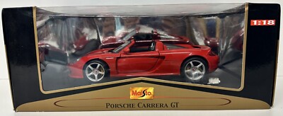 1:18 Maisto Porsche Carrera GT Performance Sportwagen 1/18 rot.