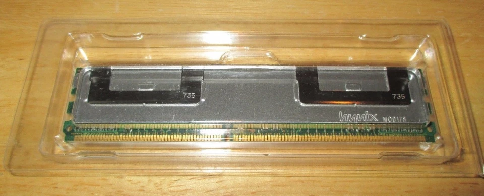 NEW HYNIX 4GB  DDR3 SERVER MEMORY 2RX4 PC2-5300F F/ HP PROLIANT 416473-001, NIP - Image 4 of 4