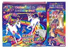 Bendon Lisa Frank Coloring and Activity Pad & Diva Fashions Sticker Dress Up