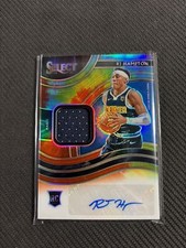 2020-21 Panini Select RJ Hampton #RJA-RJH Rookie Jersey Autographs Tie-Dye #/25