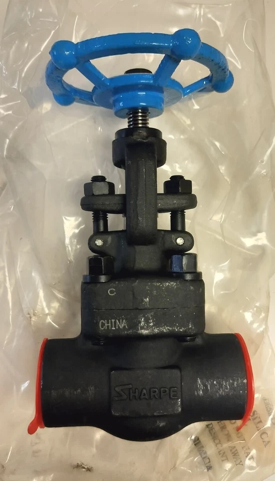 New. Sharpe Globe Valve: Tee, 1" Pipe Size, Class 800, Carbon Steel Body - Image 2 of 4