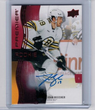 2023-24 Upper Deck Premier John Beecher Premier Rookie Auto RC #144