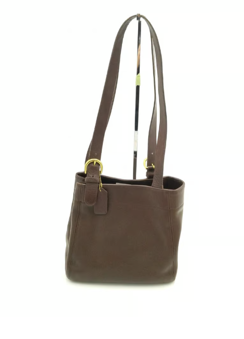 Coach E72 4157 Soho Chocolate Brown Vintage Buckle Detail Shoulder