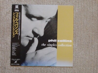 Phil Collins ‎– The Singles Collection Japan WML5-7001 Laserdisc