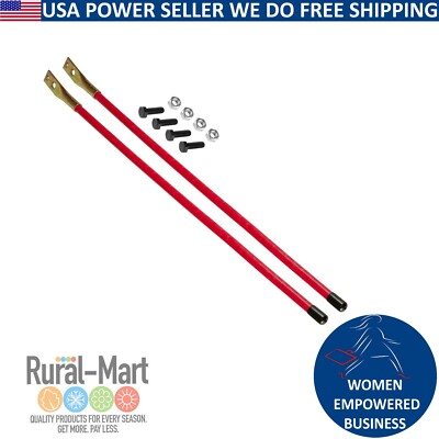 #ad Pair 36quot; Universal SNOW PLOW BLADE MARKER GUIDE for Buyers SAM 1308110 B2028 $22.50