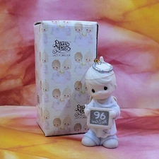 Precious Moments Christmas Ornament - "Peace on Earth...Anyway" - 1996 - #183369