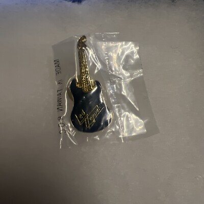 Vintage 1980 s LED ZEPPELIN English Rock Band Metal Guitar Pin
