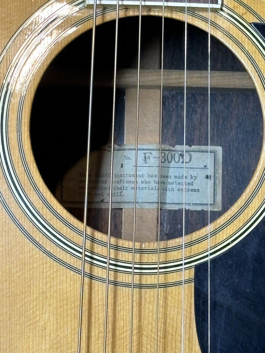 KAWAI F-300 D Acoustic Guitar Japan Hard Foam Case | eBay