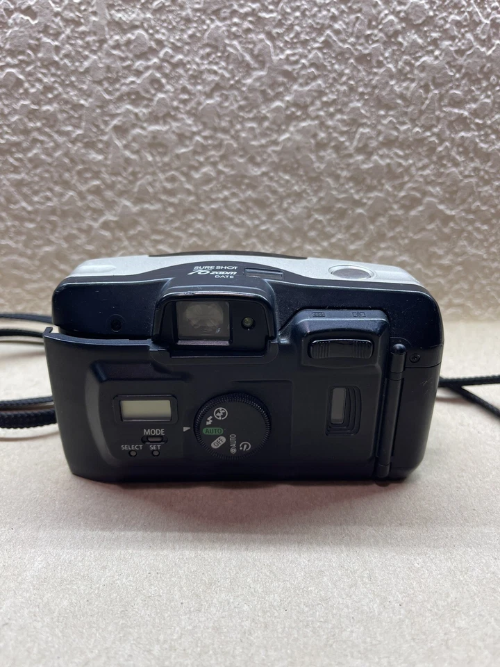 Canon Sure Shot 76 Zoom Date 35mm Point & Shoot Film Camera *untested* For Parts - Image 3 of 4