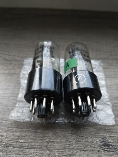 Paire De Tubes 6SN7 GT Sovtek – NOS, Jamais Utilisés, Emballage Ouvert