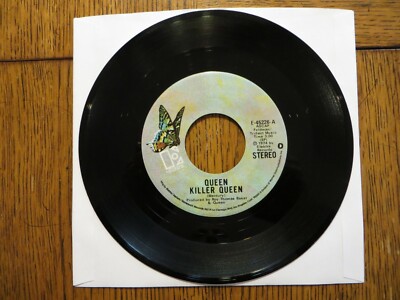 Queen   Killer Queen / Flick Of The Wrist - 1974 - Elektra E-45226 7'' Single VG+