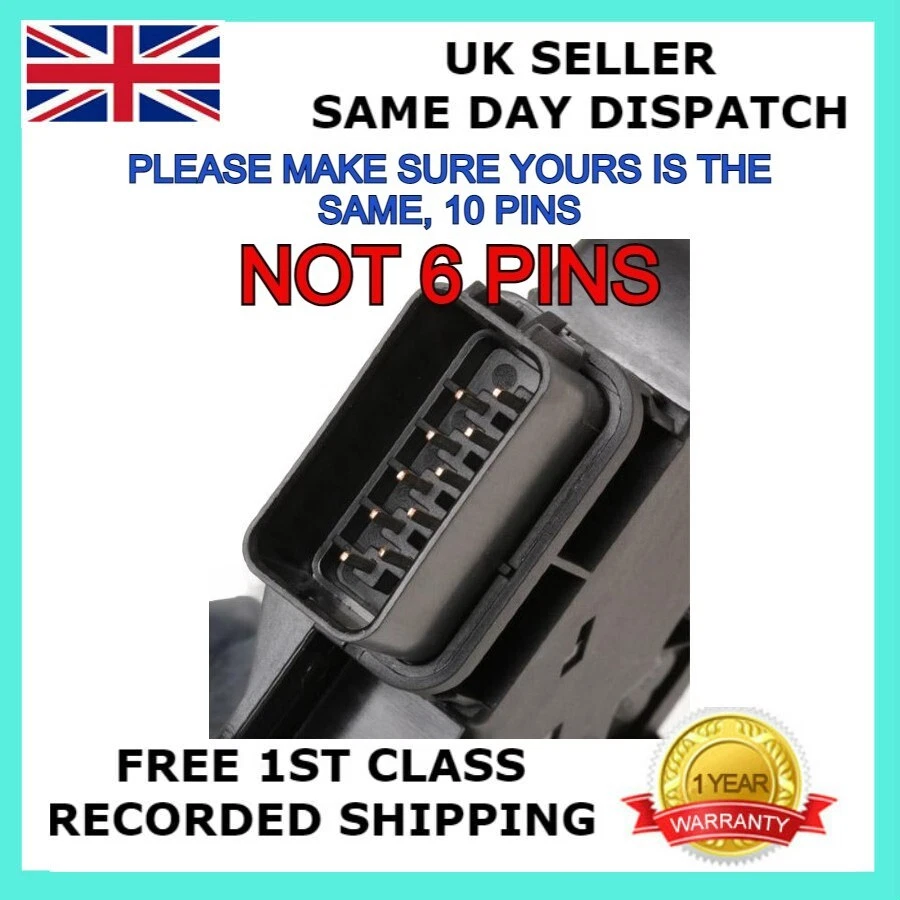 DOOR LOCK ACTUATOR FRONT LEFT SIDE FOR VOLVO XC60 I 156 2008-17 31253659 10 PIN — 第 2/4 张图片